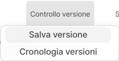 Immagine salvataggio versione